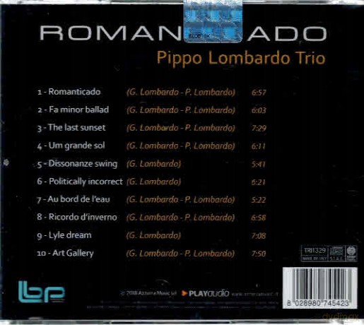 Pippo Lombardo Trio: Romanticado [CD]