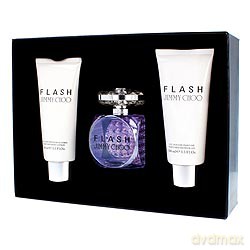 Jimmy Choo Flash Zestaw - Woda Perfumowana 100ml Spray + Balsam Do Ciała 100ml + Żel Pod Prysznic 100ml [3xKOSMETYKI]