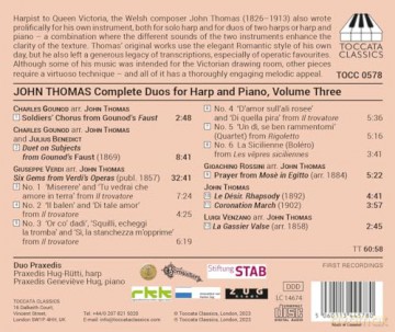 Duo Praxedis: SäMtliche Duos FüR Harfe Und Klavier, Vol. 3 [CD]