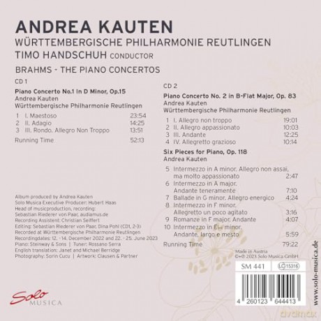 Kauten/Handschuh/WüRttembergische Phil. Reutlingen: SäMtliche Klavierkonzerte [CD]