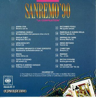 Sanremo '90 [CD]