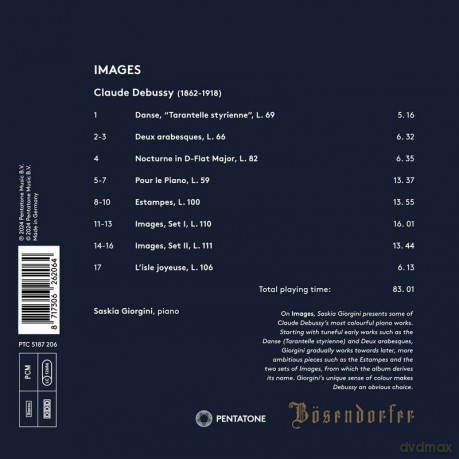 Saskia Giorgini - Debussy Images [CD]