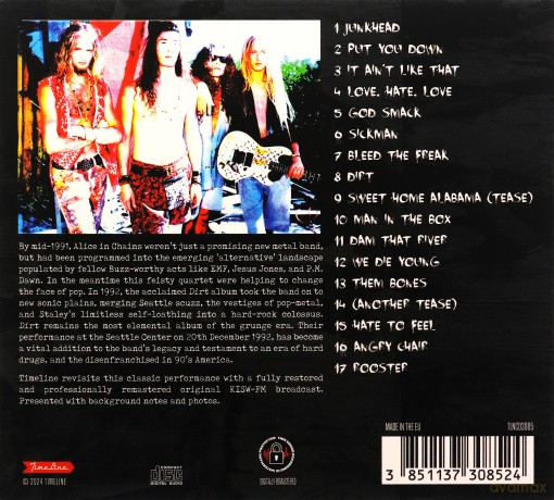 Alice In Chains: Seattle 1992 [CD]