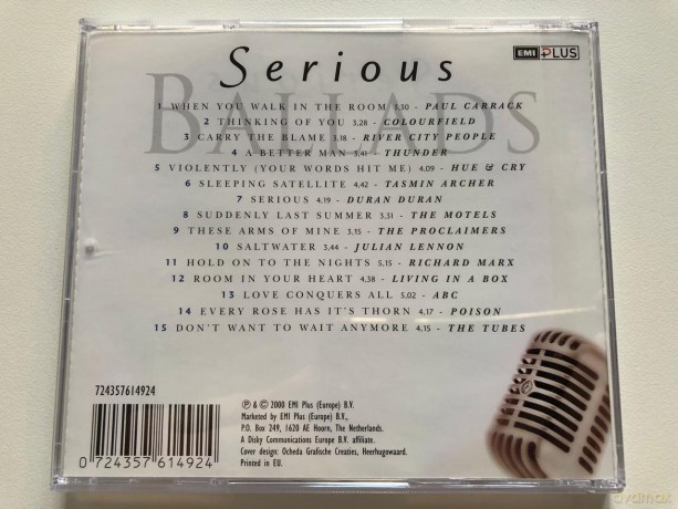 Serious Ballads [CD]
