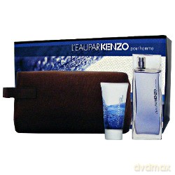 Kenzo L Eau Par Kenzo Pour Homme Zestaw - Woda Toaletowa 100ml Spray + Żel Pod Prysznic 50ml +kosmetyczka [2xKOSMETYKI]
