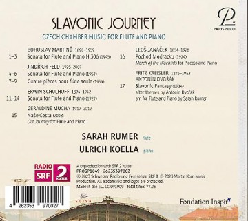 Slavonic Journey-Tschech.Kammermusik FÜR FlÖTe [CD]