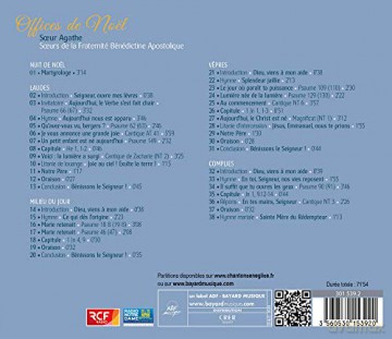 Soeur Agathe - Offices De Noel [CD]