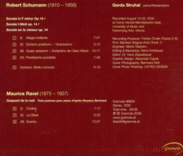 Sonata in F Min/gaspard De Le Nuit [CD]
