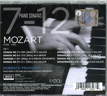 Roberto Prosseda: Sonatas Per Pianoforte 7-12 [2CD]