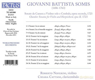 Roberto Noferini: Sonate Da Camera [CD]