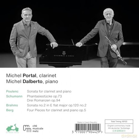 Sonaten FÜR Klarinette Und Klavier [CD]
