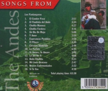 Songs From The Andes [CD]