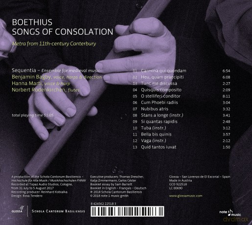 Sequentia: Songs Of Consolation-Metra Aus Dem 11.Jh. [CD]