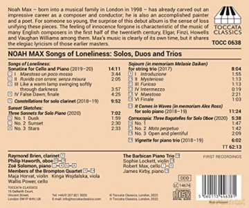 Barbican Trio/Member Of The Brompton Quartet: Songs Of Loneliness [CD]