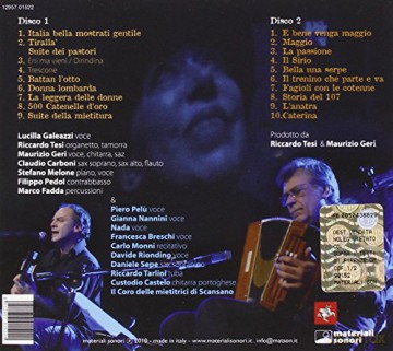 Riccardo Tesi: Sopra I Tetti Di Firenze: Omaggio a Caterina Bueno [2CD]