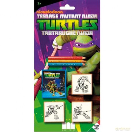 Stempelset Ninja Turtles 7dlg.: Speelgoed 3884 - Turtles Stempels 3 StCk [CD]