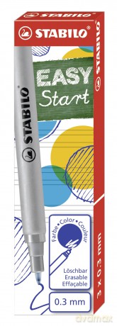 Stabilo: Stabilo Easy Pen - Blue Ink Fine 0.3mm - 9 X Refills [CD]