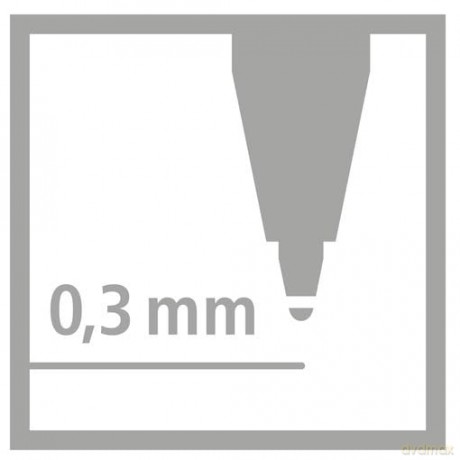 Stabilo: Stabilo Easy Pen - Blue Ink Fine 0.3mm - 9 X Refills [CD]