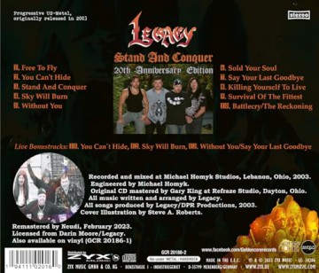 Legacy: Stand And Conquer [CD]