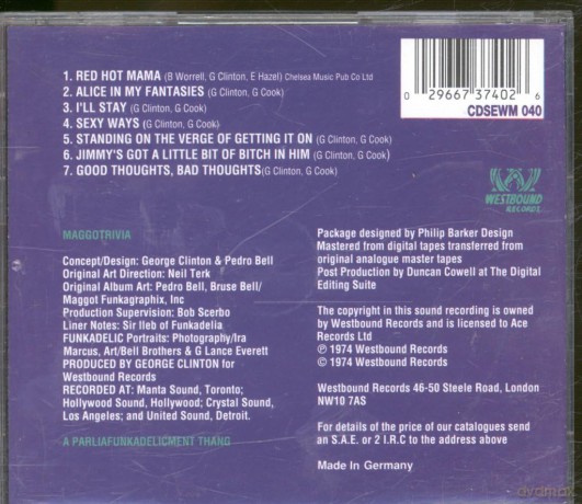 Funkadelic: Standing On The Verge Of Getting It On [CD]