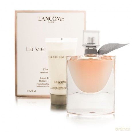 Lancome La Vie Est Belle Zestaw - Woda Perfumowana 50ml Spray + Balsam Do Ciała 50ml [2xKOSMETYKI]