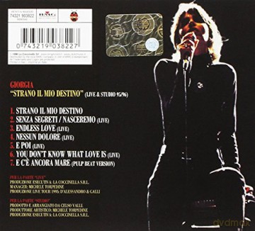 Giorgia: Strano Il Mio Destino [CD]