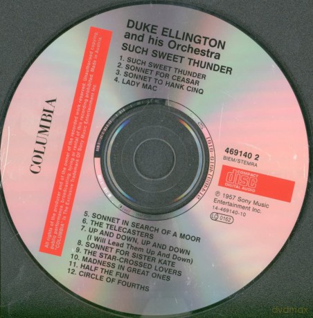 Ellington Duke And His Orchestra: Such Sweet Thunder [CD]