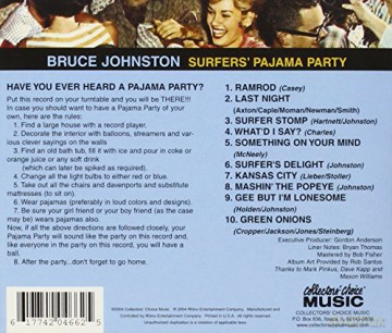 Bruce Johnston: Surfers' Pajama Party [CD]