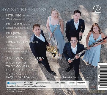 Artventus Quintet: Swiss Treasures - Unbekannte BlÄSerquintette [CD]