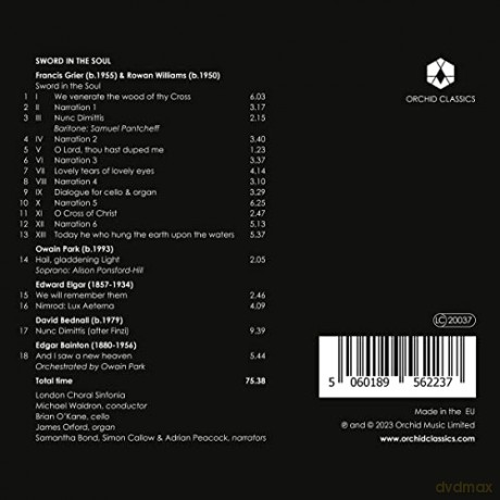 Waldron/Callow/Bond/London Choral Sinfonia: Sword In The Soul [CD]