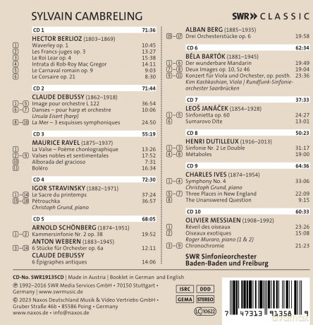 Eisert/Kashkashian/Grund/Muraro/Cambreling/+: Sylvain Cambreling Dirigiert Berlioz U.V.M. [CD]
