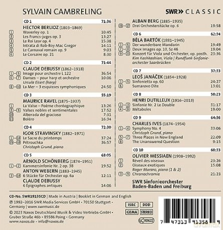 Eisert/Kashkashian/Grund/Muraro/Cambreling/+: Sylvain Cambreling Dirigiert Berlioz U.V.M. [CD]