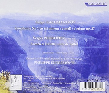 Philippe Entremont: Symphonie N2 RomO Et Juliette, Suite [CD]