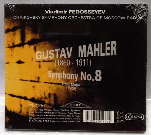 Gustav Mahler: Symphony 8 [CD]