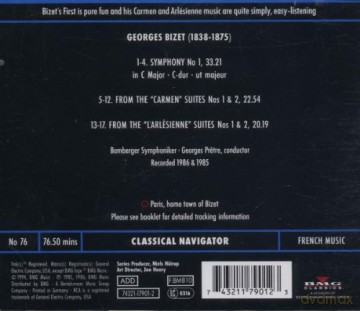 Georges Bizet: Symphony No. 1 - Suites [CD]