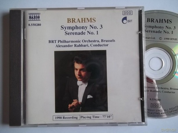 Brahms - Rahbari: Symphony No. 3 - Serenade No. 1 [CD]