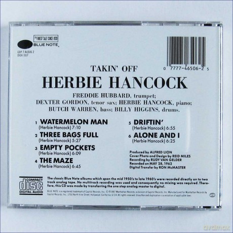 Herbie Hancock: Takin' Off [CD]