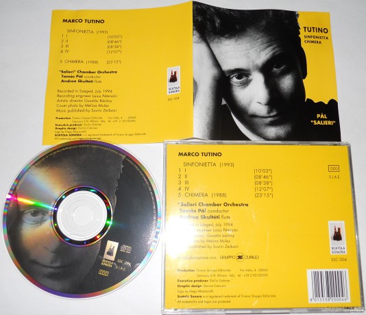 M. Tutino: Tamas Pal Salieri [CD]