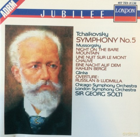 Pyotr Tchaikovsky: TchaKovski/Glinka-Solti-Symphonie N 5 En [CD]