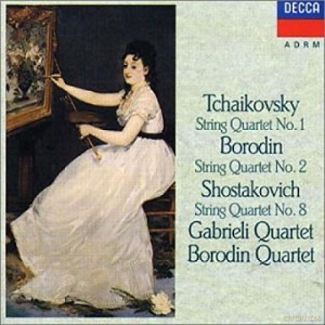 Borodin Quart: Tchaikovsky: String Quartet No. 1 Borodin: String Quartet No. 2 Shostakovich: String Quartet No. 8 [CD]