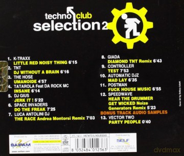 Techno Club Selections N.2 [CD]
