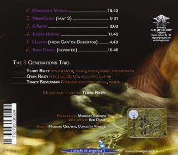 Terry Riley: The 3 Generations Trio [CD]