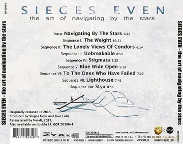 Sieges Even: The Art Of Navigating By The Stars [CD]