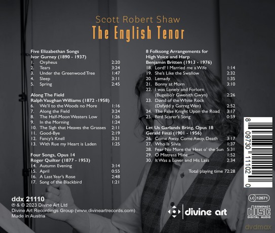 Shaw/Podgayskaya/Vries/Drakett/+: The English Tenor [CD]