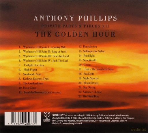 Anthony Phillips: The Golden Hour - Parts And Pieces Xii [CD]