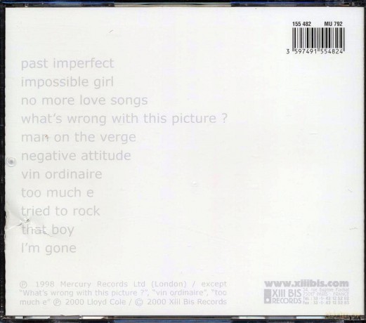Lloyd Cole & the Negatives: The Negatives [CD]