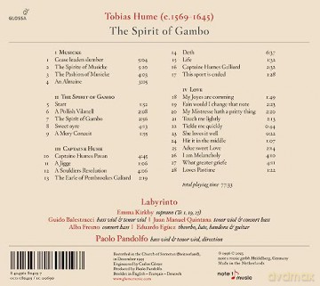 Kirkby/Pandolf0/Labyrinto: The Spirit Of Gambo [CD]