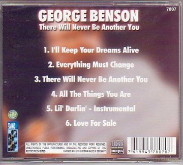 George Benson: There Will Never Be Another You [CD]