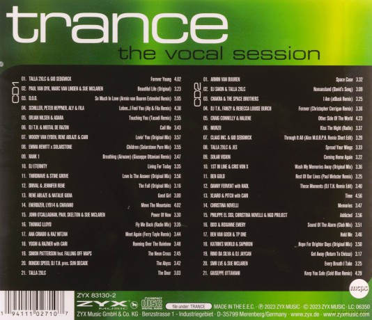 Trance: The Vocal Session 2024 [2CD]