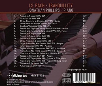 Jonathan Phillips: Tranquillity [CD]